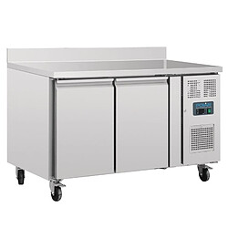 Acheter Table réfrigérée positive 2 portes - Inox 282 L avec dosseret - Polar