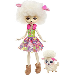 Ludendo Mattel FNH25 >Enchantimal filles de moutons Lorna Lamb - Mini-Poupée