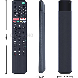 SANAG Voice Rmf-Tx500E Telecommande De Rechange Pour Televiseur Hd Sony 4K Kd-55Ag9 Kd-65Ag9 Kd-77Ag9 Kd-85Zg9 Kd-55Xg8577 Kd-55Xg8588 Kd-55Xg8796 Kd-55Xg95 05 Kd-55 Kd-55 Kd-95 Kd-55 Kd-95 65 X 8 Cm.