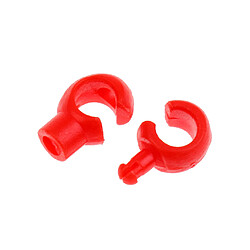 Acheter Câble De Frein De Vélo Boîtier De Crochet En S Tidy Guides Ties Wire Buckle Clamp Rouge