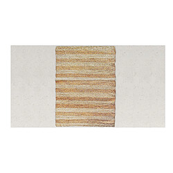 Avis ICONIK INTERIOR Tapis rectangulaire en jute - Boho Bali - 100x120 CM - Ghana Naturel