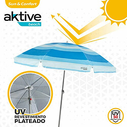 Acheter Parasol Aktive Bleu Polyester 200 x 194,5 x 200 cm (6 Unités)