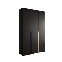 Abiks Meble Armoire Inova 1 À Portes Battantes 236,7/150/47 3 Portes (nero/d’oro)