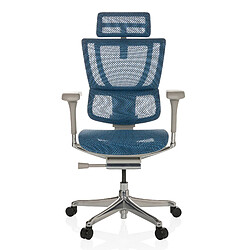 Chaise de bureau / Fauteuil de direction ERGOHUMAN SLIM G GEN2 Tissu maille bleu hjh OFFICE 