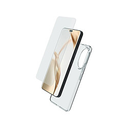 My Way Myway Pack Protection pour Honor 200 5G Coque Souple et Verre Anti-rayures 9H Transparent