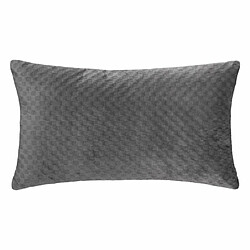 Coussin Déco en Velours Dolce 38x58cm Gris