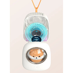 Universal Espace capsule suspendu cou frais été rechargeable ventilateur portable silencieux et lumière de nuit cadeau pour les enfants