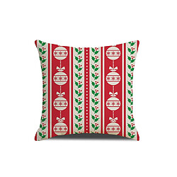 Avis YP Select 3pcs noël wapiti couverture de coussin de neige treillis housse de coussin en lin imprimé - 1 vert 45X45Cm