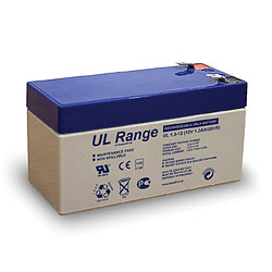 Batterie plomb étanche UL1.3-12 Ultracell 12v 1.3ah