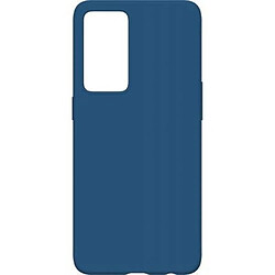 Oppo Coque pour Oppo Reno 8 Lite Rigide en Silicone Bleu