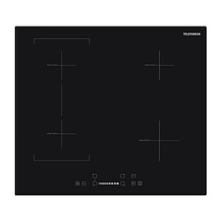 TELEFUNKEN Plaque induction TK4IBR, 4 foyers, 4 booster, Timer, Slider