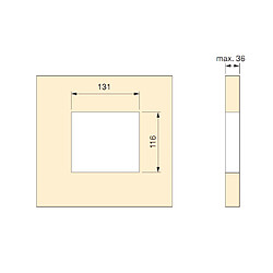 Avis Emuca Multi-connecteur de table, 2 USB + 1 HDMI + 1 prise EU, 145 x 130 mm, Acie