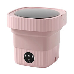 Mini Machine à Laver Lave-linge Portatif Pliable 6 Litres-1,27kg-MAXWORK-Rose