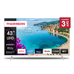 Thomson 43" (109 Cm) 4k Uhd LED Blanc Smart Android TV