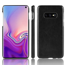 Acheter Wewoo Coque antichoc Litchi Texture PC + PU pour Galaxy S10 Lite (Noir)