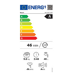 Avis Lave-linge hublot 9 kg 1400 tours/min - WUU28T19FF - BOSCH