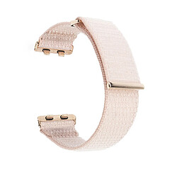 Bracelet en nylon respirant, réglable pour votre Oppo Watch 3 - rose clair