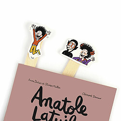 Graines Creatives Marque-pages Anatole Latuile DIY en plastique dingue