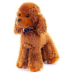 Universal Peluche caniche chien chiot peluche animal poupée poupée enfant cadeau marron 12 pouces