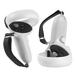 Grip de protection compatible Oculus Quest 2 - Blanc