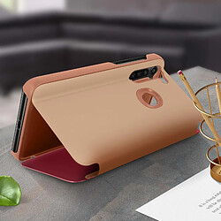 Avis Avizar Étui Motorola Moto G8 Power Clapet Translucide Design Miroir Support Vidéo rose