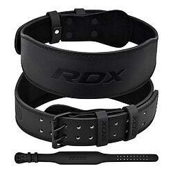 RDX Sports RDX 4 Pouce CEINTURE DE MUSCULATION EN CUIR REMBOURRé Noir Complet XL - RDX - WBS-4FB-XL