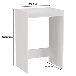 Avis Vivaldi Armoire pour Machine à Laver Polly Blanc 64 cm