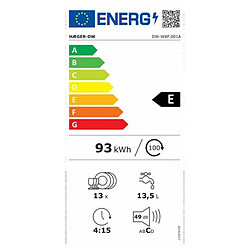 Lave-vaisselle Haeger DW-S8P.002A 60 cm