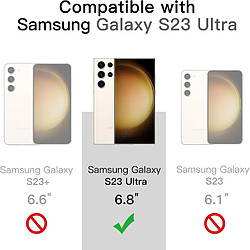 Acheter Verre Trempe et Protection Camera Arriere Pour Samsung Galaxy S23 Ultra Little Boutik©