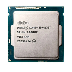 Processeur CPU Intel Core I3-4130T SR1NN 2.90Ghz FCLGA1150 3Mo 5GT/s · Occasion 