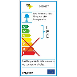 Acheter EPIKASA Suspension Ray, Argent, Métal, 24x24x150 cm