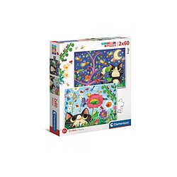 Clementoni - 21618 - SuperColor 2x60 pieces - Bugs