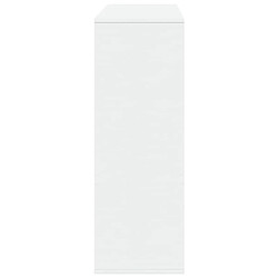 Acheter vidaXL Cloison de séparation blanc 100x33x94,5 cm bois d'ingénierie