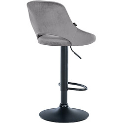 Acheter Non Tabouret de bar Milet velours noir