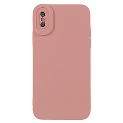 Coque en TPU anti-rayures rose pour votre iPhone X/XS 5.8 pouces