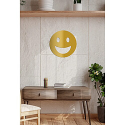 EPIKASA Décoration Murale en Métal Smile 1