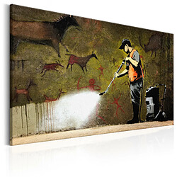 Artgeist Tableau - Cave Painting by Banksy [120x80]