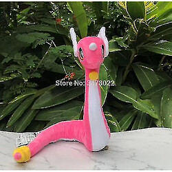 Universal Nouveau jeu d'anime Dragonair brillant 26 "Dragon Pink Toys Toys Cartoon Soft Hakuryu Farged Toy Doll Gift