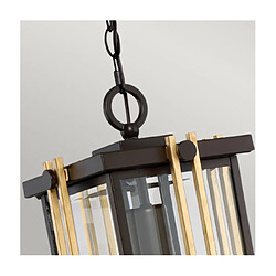 Elstead Lighting Lampe sur pied extérieur Goldenrod Verre biseauté Bronze