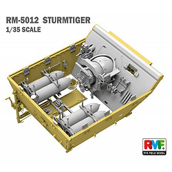 Rye Field Model Maquette Char Sturmmörser Tiger Rm61 L/5,4 / 38 Cm With Full Interior pas cher