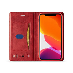 Acheter Wewoo Coque Pour iPhone 11 Pro LC.IMEEKE LC-001 Séries PU + TPU Etui en cuir à rabat dépoli horizontal avec support et fente carte Rouge