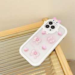 GUPBOO Étui pour iPhone11 Smudge Love Butterfly Premium Coque pour téléphone Stéréo