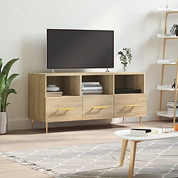 Maison Chic Meuble TV scandinave - Banc TV pour salon chêne sonoma 102x36x50 cm bois d'ingénierie -MN56818