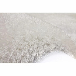 Avis Paris Prix Tapis Shaggy Fait Main Cosy Blanc 80 x 150 cm