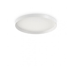 Ideal Lux Plafonnier LED intégré Fly Métal,aluminium,plastique blanc 1 ampoule 7cm