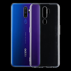 Wewoo Coque Souple Pour OPPO A9 2020 0.75mm ultra mince boîtier en TPU transparent