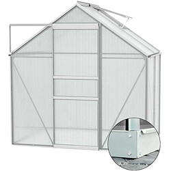 Vitavia Serre de jardin en polycarbonate 6 mm et aluminium anodisé avec embase Venus Longueur de 321 cm.