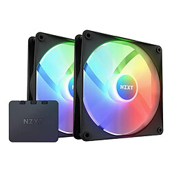 NZXT Cooler F Series F140 RGB Core Twin Pack Black Schwarz (RF-C14DF-B1) (RFC14DFB1)