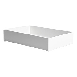 Organisateur De Plateau De Rangement En Plastique Blanc 20x10x6cm