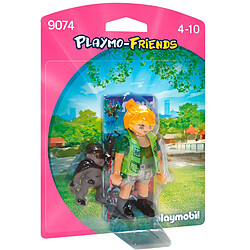 Playmobil® PLAYMOBIL 9074 Playmo-Friends - Soigneuse avec bébé gorille